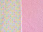 Fabric - Pink Baby Squares